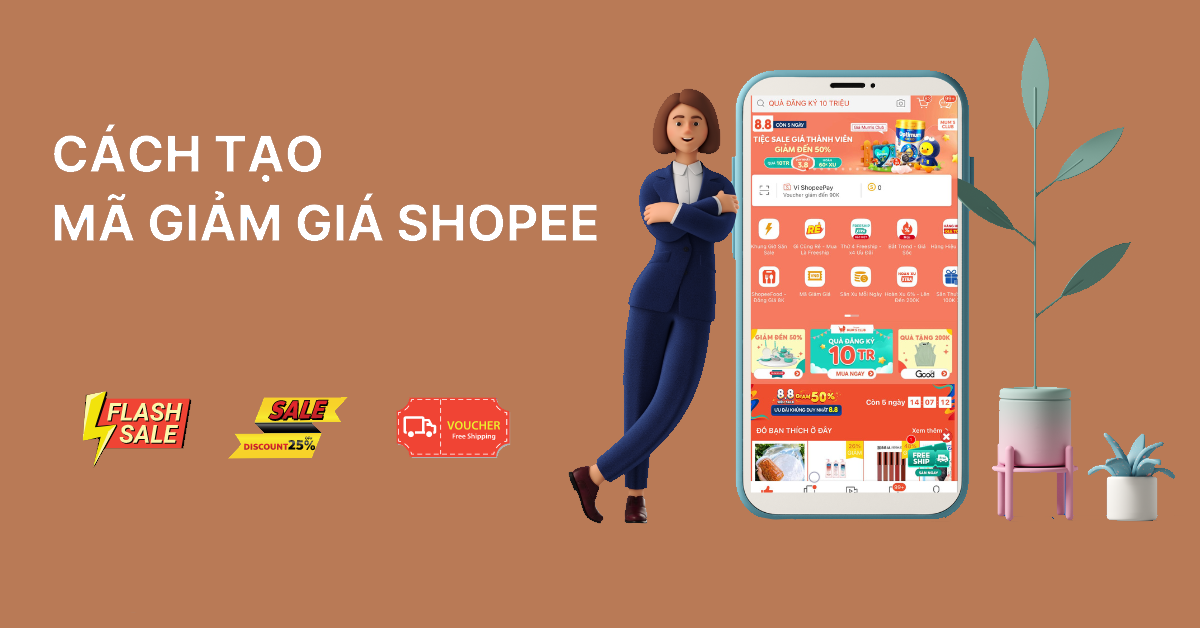 Hướng dẫn cách tạo mã giảm giá trên Shopee giúp thu hút khách hàng