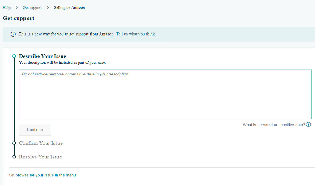 Bộ phận hỗ trợ amazon