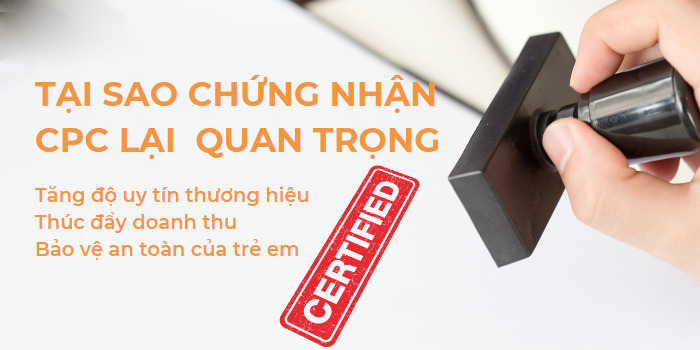 chứng nhận sản phẩm trẻ em