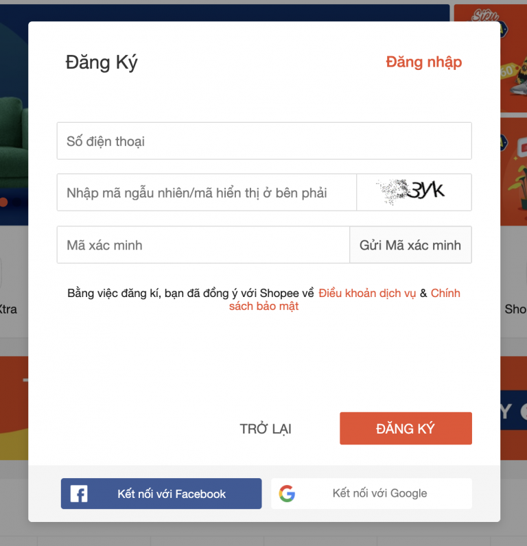 đăng ký bán hàng trên Shopee