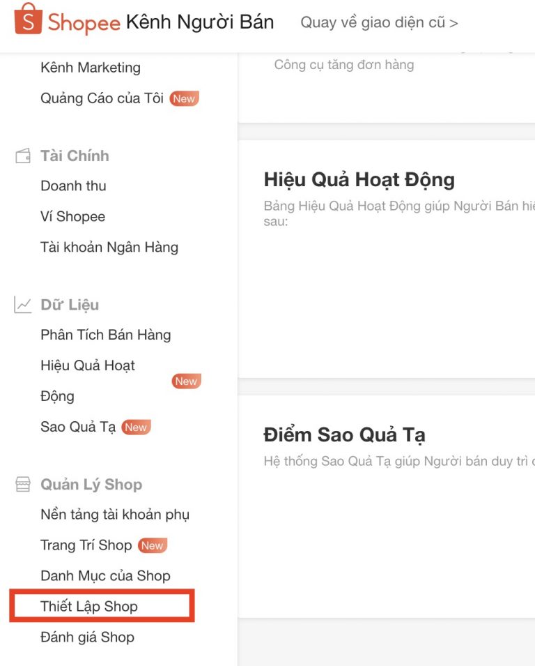 đăng ký bán hàng trên Shopee