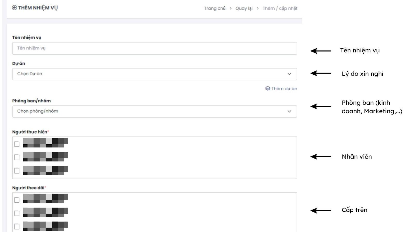 Hướng dẫn thêm nhiệm vụ vào quản lý nhiệm vụ chung trong APG Base