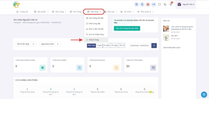 Hướng dẫn thêm khách hàng vận chuyển vào danh sách khách trong APG Seller